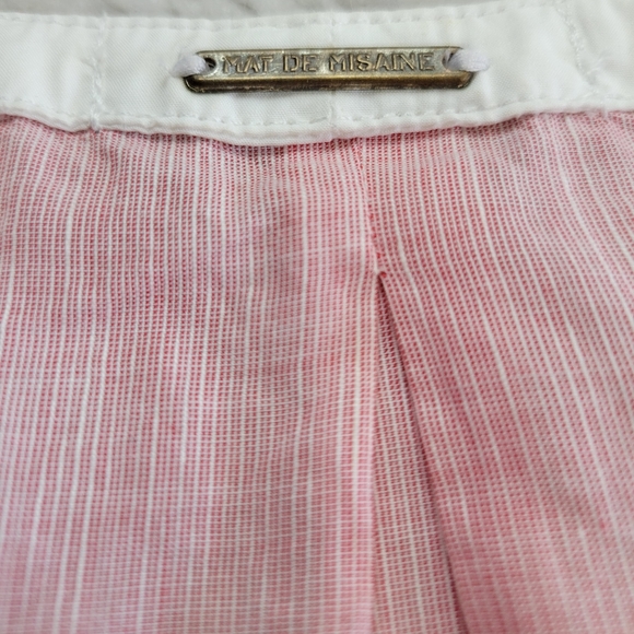 Mat De Misane Linen Blend Shirt Top Popover Size 44 US Large - Picture 5 of 11